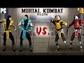 Mortal Kombat Mugen Scorpion Sub Zero Vs Cyrax Sektor