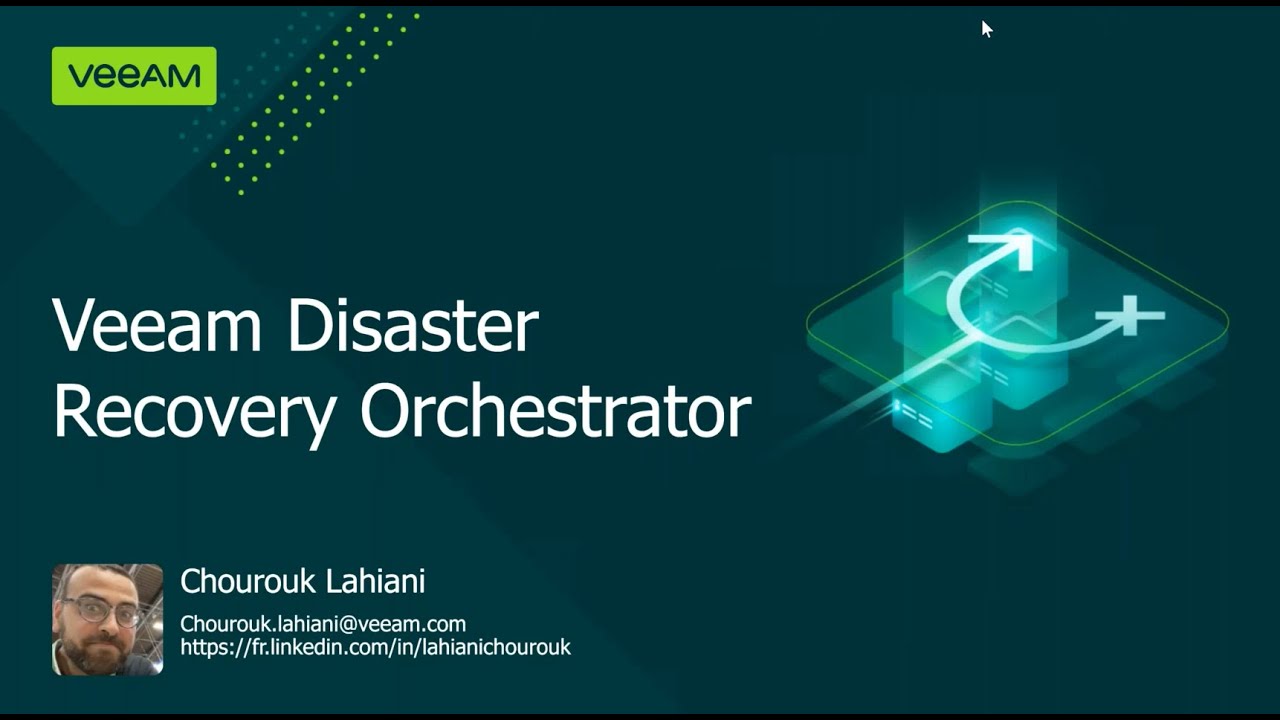 Veeam Disaster Recovery Orchestrator — aperçu du produit video