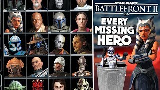 Battlefront 2 is MISSING some ICONIC Heroes and Villains… Yet EA says their “Vision is Complete”