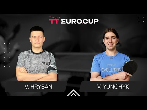13:15 Vadym Hryban - Valentyn Yunchyk 22.06.2024 TT Euro.Cup Ukraine Elite. TABLE 3