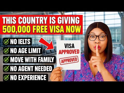 No IELTS,  No Experience Needed, No Age Limit |  Move To This Country Immediately With My Help
