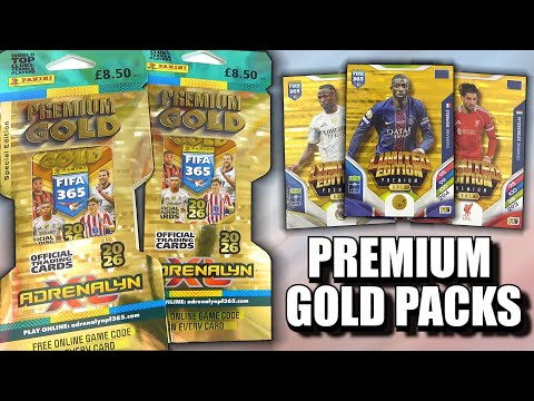 *NEW* ADRENALYN XL 2026 FIFA 365 Premium Gold Box Opening | EXCLUSIVE LIMITED EDITIONS