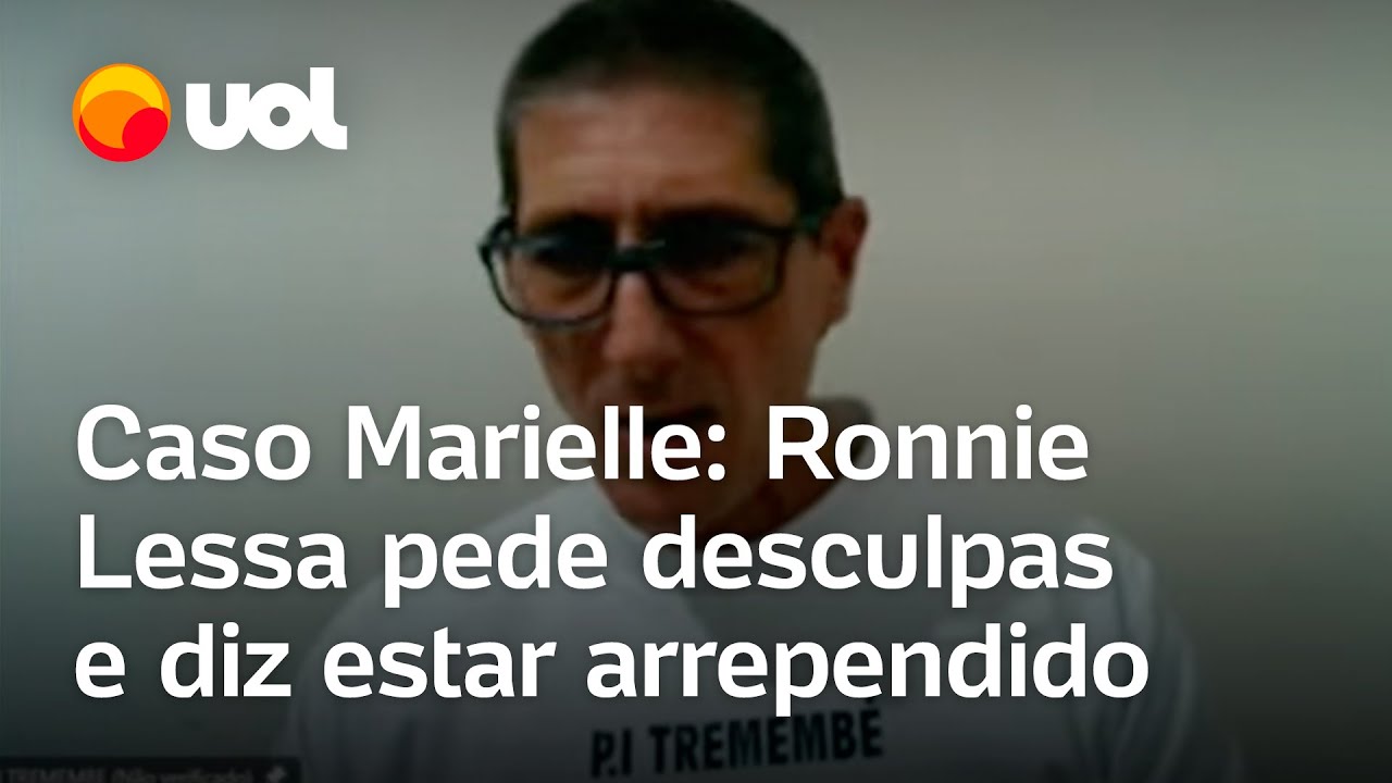 Caso Marielle: Ronnie Lessa pede desculpas, se diz arrependido e diz que justiça será feita