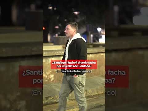 ¿Santiago Pinsiroli tirando facha por las calles de Córdoba?