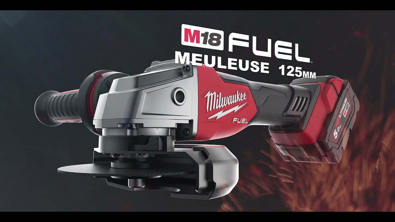 Meuleuse d'angle 125mm sur batterie