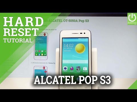How to Factory Reset ALCATEL Pop S3 - Wipe Data / Master Reset |HardReset.Info