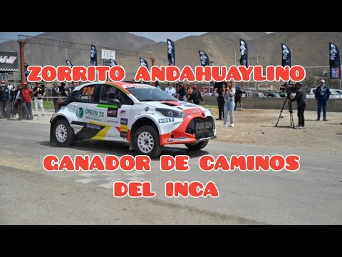 Ganador de Rally caminos del Inca 2022 Ronmel Palomino campeón oficial / 50 edición de Rally Perú