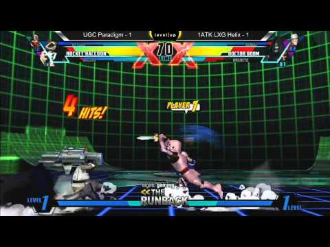UMvC3 UGC Paradigm vs 1ATK LXG Helix - The RunBack New Years Edition