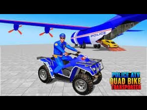 Transporting Police Hummer in Cargo Plane - Police Car Transporter Simulator - Android Gameplay