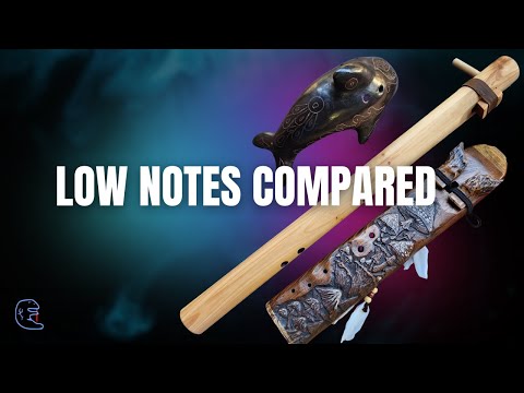Drone Flute Repair + Low B Flute & Ocarina Comparison - Blue Bear Flutes