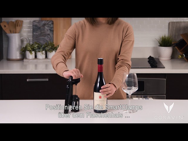 Video Teaser für Verwendung der Coravin-Schraubverschlüsse