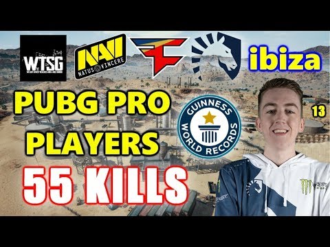 Team Liquid ibiza, Faze ubah, Jembty & vard - 55 KILLS - PUBG PRO PLAYERS! FPP SQUAD KILL RECORD!