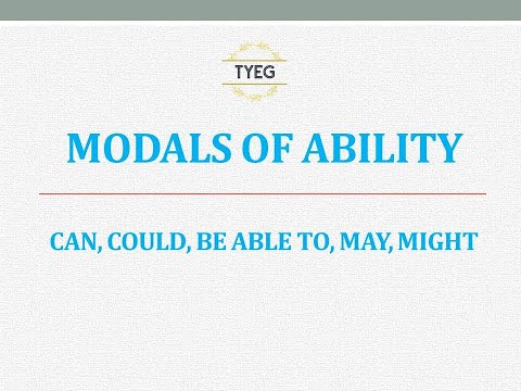 Modals of Ability