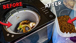 how to use the Vitamix Food Cycler - Turn food scraps to fertilizer