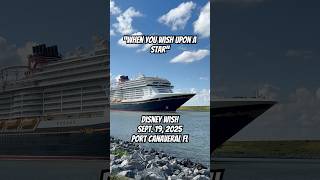 Disney Wish Horns from TODAY! Port Canaveral Sail Away