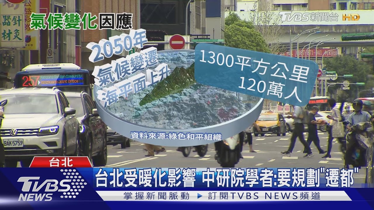 中研院學者：我們要考慮「遷都」台北未來無法住　全球暖化造成