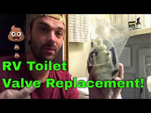 How To Replace Your RV Toilet Valve - Thetford 31705 Valve
