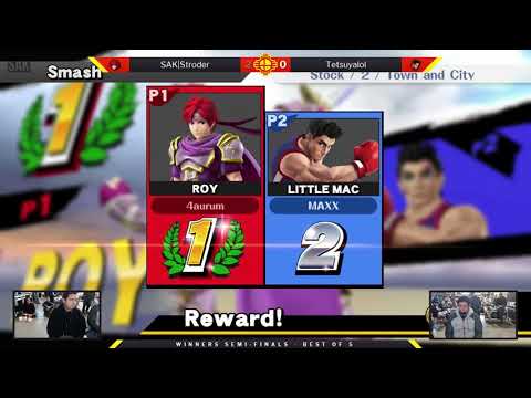 808s & Shieldbreaks Winners Semis - SAK|Stroder (Roy/Greninja) vs Tetsuyalol (Little Mac)