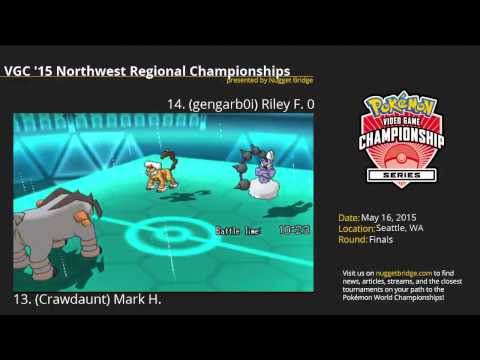 VGC'15 Seattle Regional Finals - Mark H. (Crawdaunt) vs Riley F. (gengarb0i)