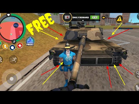😱😍rope Hero vice town game on amazing robot war in attack on tank l Rope Hero game #games