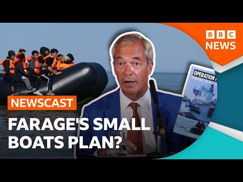 Could Reform use the Navy to stop small boats crossing the Channel? | BBC Newscast