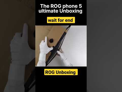 The ROG Phone 5 Ultimate Unboxing 😱🥵 #shorts #gadgets #trending #satisfying #unboxing