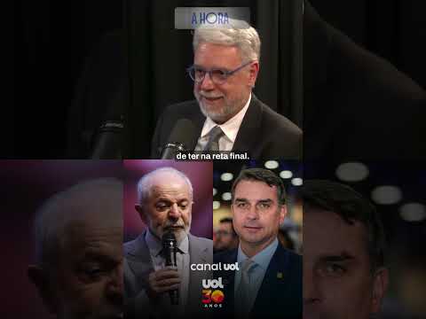 Datafolha: Lula tem 45% e Flávio Bolsonaro, 40% em votos válidos no 1º turno
