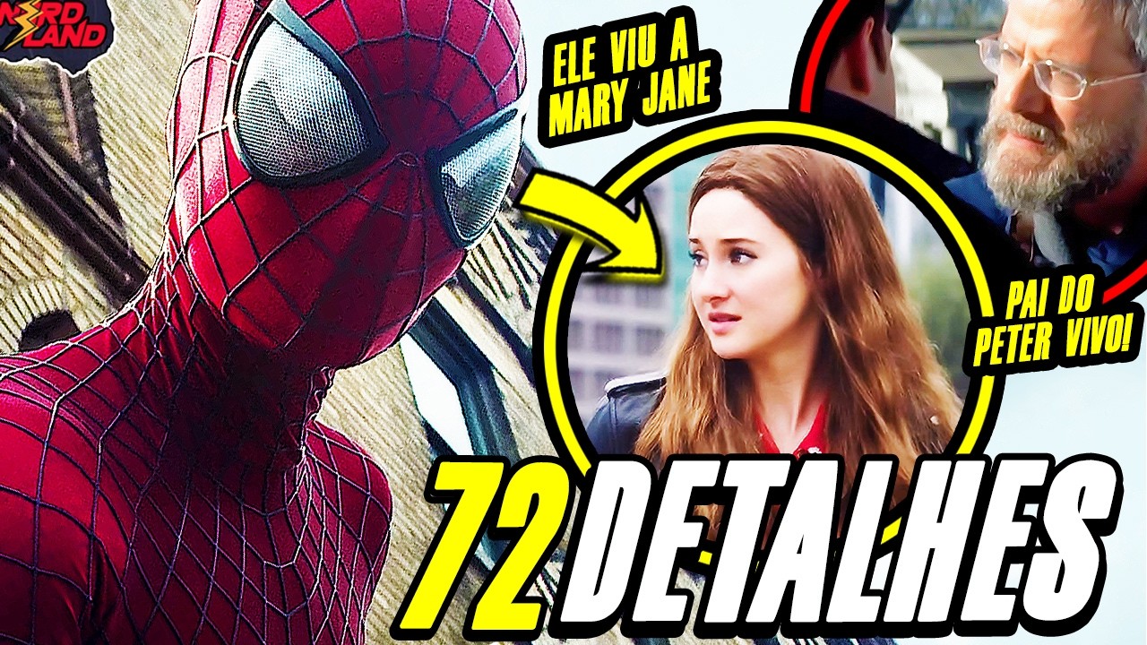 EXPLICADO! 72 DETALHES EM ESPETACULAR HOMEM ARANHA 2 (EASTER EGGS + REFERÊNCIAS + ERROS) HISTÓRIA