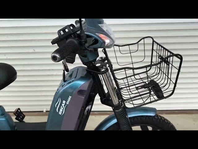 Електричний велосипед Unicorn Shark Двигун 800W Акумулятор 15Ah 60V Сірий 