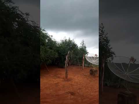 Chuva chegando no sertão de Bela vista do Piauí