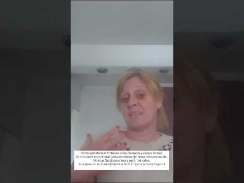 María Eugenia, Idiomas, Profe de Francés.