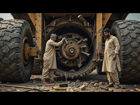 Genius Pakistani Mechanic Rebuilds Caterpillar Axle Tube Gears – Impossible Internal Repair!