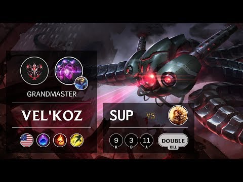 Vel'Koz Support vs Leona - NA Grandmaster Patch 9.9