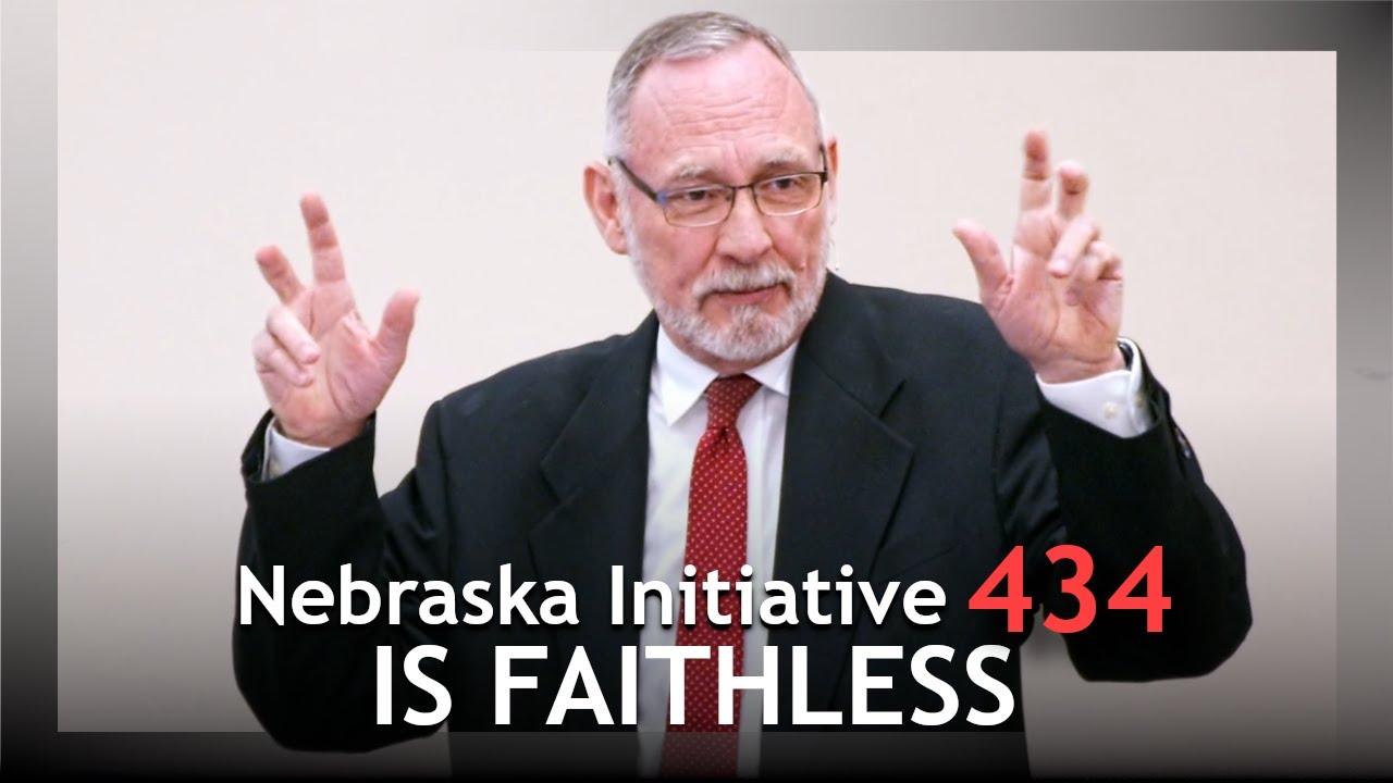 Nebraska Initiative 434 is FAITHLESS