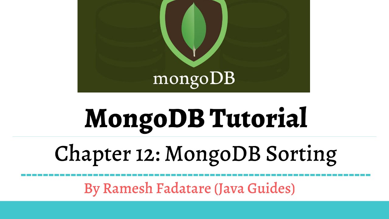 MongoDB Tutorial 12 - MongoDB Sorting