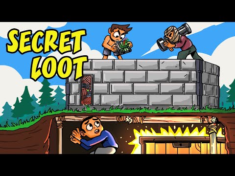 We found his SECRET LOOT ROOM that gave us the BEST START in Rust!!!