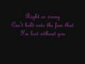 The Only One - Evanescence lyrics 