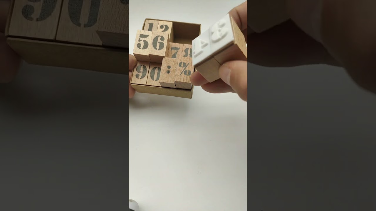 Numbers Wood Rubber Stamps Set For Journaling Diary Plann Scrapbooking Card Making