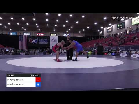 62 Lbs Rr Rnd 1 - Ben VomBaur, Bear Cave Wrestling Club Vs Grant Nakamura, Maui Sports Foundation