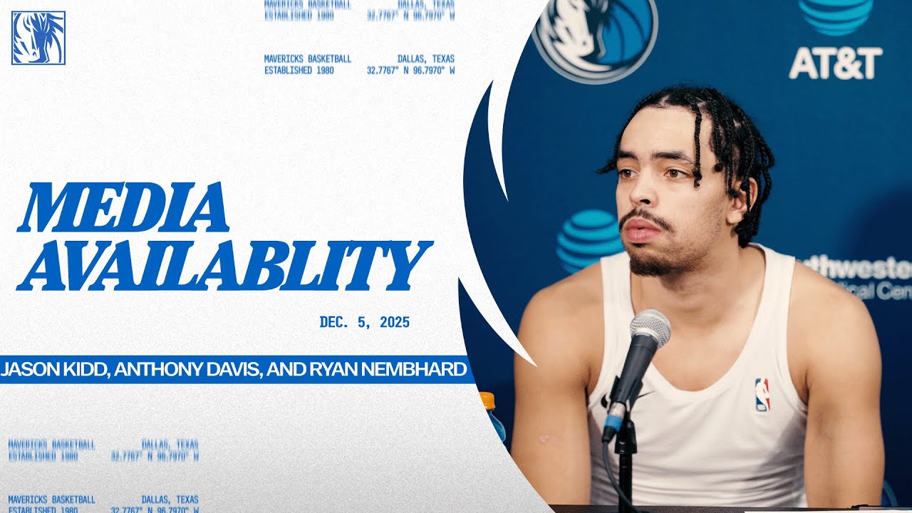 Jason Kidd, Anthony Davis, & Ryan Nembhard | Media Availability @ OKC | 12/05/25