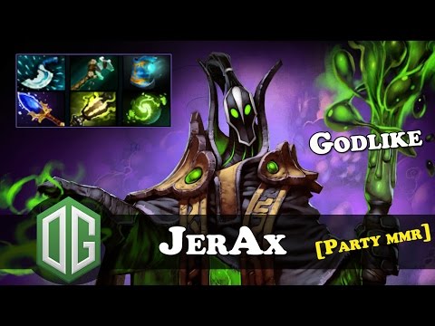 JerAx - Rubick [Party MMR] | Middle | Godlike | Dota 2