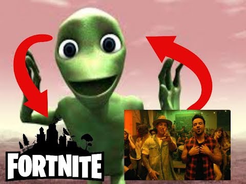 Fortnite Default Dance But It S On Roblox With Despacito Smotret - fortnite despacito roblox dame tu cosita dances with song joke