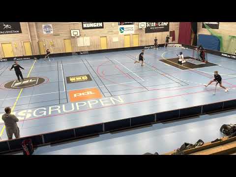 Innebandyövning - rundeln med dubbelpass