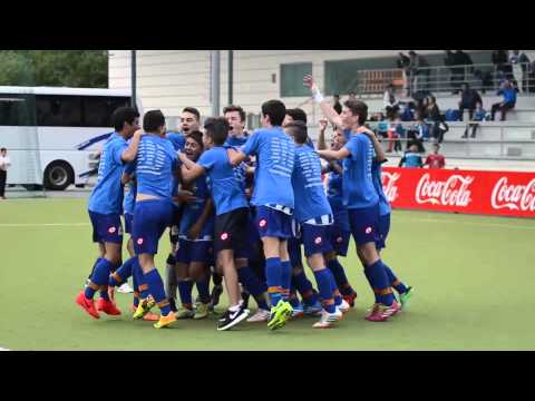 El Cadete A celebra el campeonato de División de Honor 2013-14