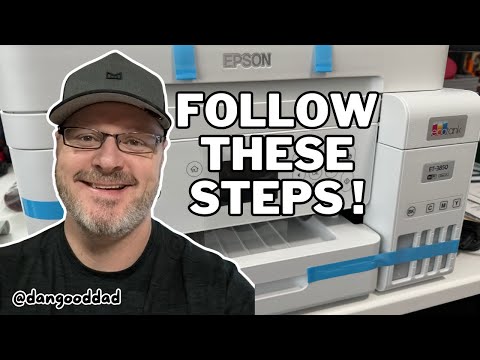 How To Set Up An Epson EcoTank Printer - Step By Step Guide For Epson EcoTank ET-3850