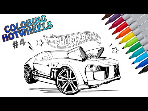 Hotwheels Coloring Pages | LUxury Car Coloring Pages | Mengambar Hotwheels