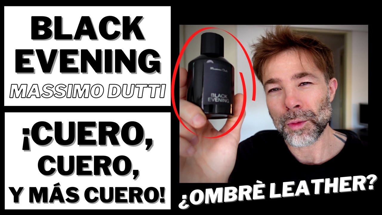 BLACK EVENING Massimo Dutti | Perfume Económico con Cuero! 💥