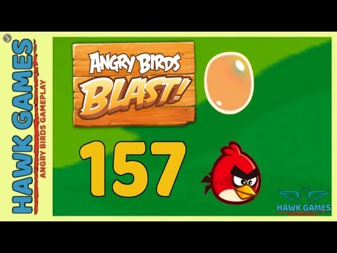 Angry Birds Blast 💥 Level 157 - 3 Stars Walkthrough, No Boosters