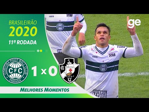Gols e lances de Coritiba x Vasco da Gama