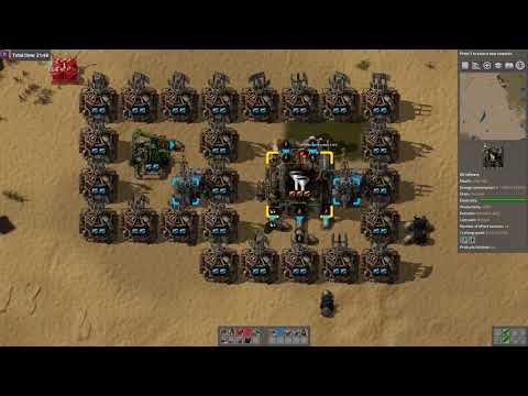 Factorio sandbox: Pumpjack refining